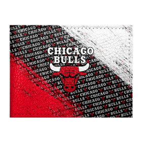 Обложка для студенческого билета с принтом CHICAGO BULLS [6] в Курске, натуральная кожа | Размер: 11*8 см; Печать на всей внешней стороне | basketball | bulls | chicago | chicago bulls | jordan | nba | баскетбол | джордан | нба | чикаго буллз