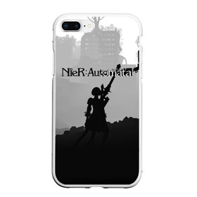 Чехол для iPhone 7Plus/8 Plus матовый с принтом Nier Automata (Z) в Курске, Силикон | Область печати: задняя сторона чехла, без боковых панелей | automata | bayonetta | drakengard | nier | nier automata | rpg | yorha | yorha 2b | компьютерная игра | ниэр | рпг