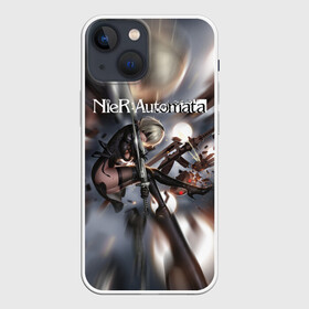 Чехол для iPhone 13 mini с принтом YoRHa | Nier Automata (Z) в Курске,  |  | automata | bayonetta | drakengard | nier | nier automata | rpg | yorha | yorha 2b | компьютерная игра | ниэр | рпг