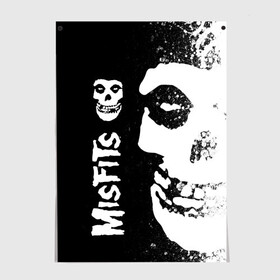 Постер с принтом MISFITS [1] в Курске, 100% бумага
 | бумага, плотность 150 мг. Матовая, но за счет высокого коэффициента гладкости имеет небольшой блеск и дает на свету блики, но в отличии от глянцевой бумаги не покрыта лаком | misfits | music | rock | мисфитс | музыка | рок