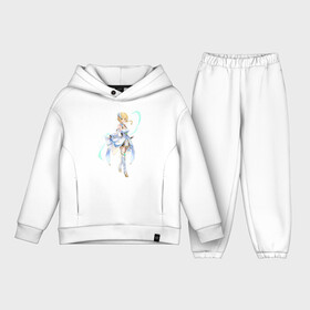 Детский костюм хлопок Oversize с принтом Люмин в Курске,  |  | genshin impact | анемо | анемо гг | анемо люмин | арт | люмин | путешественница | рисунок | сестра