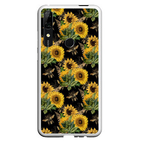 Чехол для Honor P Smart Z с принтом Fashion Sunflowers and bees в Курске, Силикон | Область печати: задняя сторона чехла, без боковых панелей | black | fashion | flowers | flowers lovers | sunflower | sunflowers | букет подсолнухов | весенние подсолнухи | жёлтые подсолнухи | летние подсолнухи | летние цветы | насекомые | подсолнечник | подсолнухи