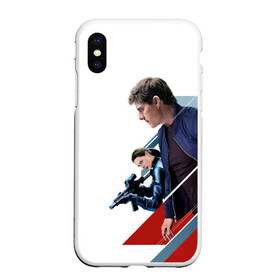 Чехол для iPhone XS Max матовый с принтом Mission: Impossible Art в Курске, Силикон | Область печати: задняя сторона чехла, без боковых панелей | актер | миссия невыполнима | фильм