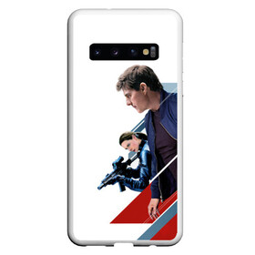 Чехол для Samsung Galaxy S10 с принтом Mission: Impossible Art в Курске, Силикон | Область печати: задняя сторона чехла, без боковых панелей | актер | миссия невыполнима | фильм