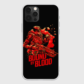 Чехол для iPhone 12 Pro Max с принтом Bound of blood в Курске, Силикон |  | game | games | gears of war | gow | гирс оф вар | гов | игра | игры | маркус феникс | пуфкы ща цфк