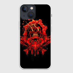 Чехол для iPhone 13 mini с принтом Gears Squad в Курске,  |  | game | games | gears of war | gow | гирс оф вар | гов | игра | игры | маркус феникс | пуфкы ща цфк