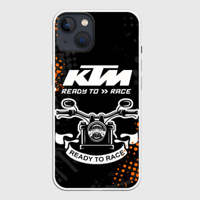 Чехол для iPhone 13 с принтом KTM MOTORCYCLES   КТМ МОТОЦИКЛЫ в Курске,  |  | ktm | ktm duke | motorcycle. | байк | байкер | ктм | ктм дюк | мотоспорт | мототехника | мотоцикл | мотоциклист | скутер