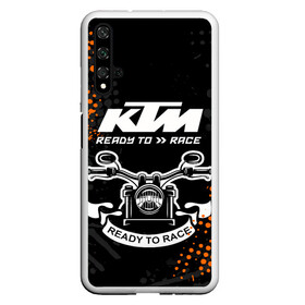 Чехол для Honor 20 с принтом KTM MOTORCYCLES / КТМ МОТОЦИКЛЫ в Курске, Силикон | Область печати: задняя сторона чехла, без боковых панелей | ktm | ktm duke | motorcycle. | байк | байкер | ктм | ктм дюк | мотоспорт | мототехника | мотоцикл | мотоциклист | скутер