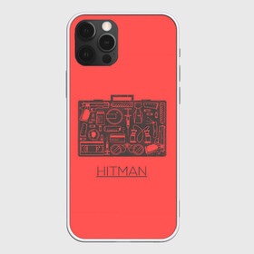 Чехол для iPhone 12 Pro с принтом Secret case в Курске, силикон | область печати: задняя сторона чехла, без боковых панелей | agent 47 | game | games | hitman | hitmen | агент 47 | игра | игры | ршеьфт | хитман | хитмэн