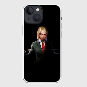 Чехол для iPhone 13 mini с принтом Hitwoman в Курске,  |  | Тематика изображения на принте: agent 47 | game | games | hitman | hitmen | агент 47 | игра | игры | ршеьфт | хитман | хитмэн