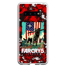 Чехол для Samsung Galaxy S10 с принтом farcry5 в Курске, Силикон | Область печати: задняя сторона чехла, без боковых панелей | Тематика изображения на принте: doge | farcry | fc 5 | fc5 | фар край