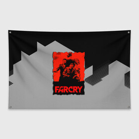 Флаг-баннер с принтом FARCRY  в Курске, 100% полиэстер | размер 67 х 109 см, плотность ткани — 95 г/м2; по краям флага есть четыре люверса для крепления | farcry | fc 5 | fc5 | фар край