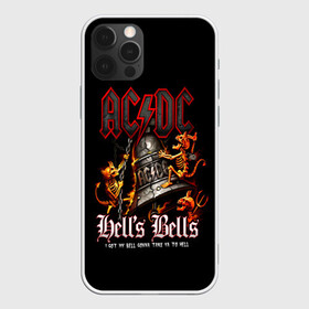 Чехол для iPhone 12 Pro Max с принтом AC DC Hells Bells в Курске, Силикон |  | ac dc | acdc | back in black | columbia | epic | force | guitar | pop | rock | vevo | ангус | ангус янг | ас дс | асдс | блюз | бон скотт | брайан джонсон | дэйв эванс | клифф уильямс | крис слейд | малькольм янг | рок | стиви янг | фил радд