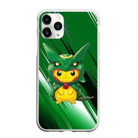 Чехол для iPhone 11 Pro матовый с принтом Пикачу - дракон в Курске, Силикон |  | anime | picachu | pikachu | аниме | милый | пика | пикачу | покебол | покемон