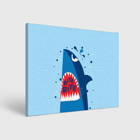 Холст прямоугольный с принтом Акула bite в Курске, 100% ПВХ |  | Тематика изображения на принте: shark | акула | акулы | жители | клыки | море | морские | океан | рыба