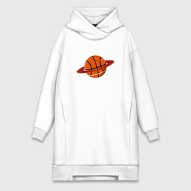 Платье-худи хлопок с принтом Basketball Planet в Курске,  |  | basketball | game | nba | sport | streetball | баскетбол | баскетболист | игра | игрок | мяч | нба | спорт | стритбол | тренер