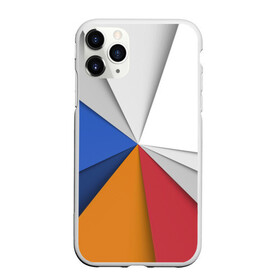 Чехол для iPhone 11 Pro матовый с принтом Трегоугольник в Курске, Силикон |  | Тематика изображения на принте: color | иллюстрация | треугольник | узоры | цвета