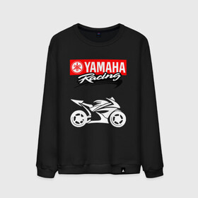 Мужской свитшот хлопок с принтом YAMAHA / ЯМАХА / RACING в Курске, 100% хлопок |  | motorcycle | yamaha | yzf r6. | байк | байкер | мотоспорт | мототехника | мотоцикл | мотоциклист | скутер | ямаха
