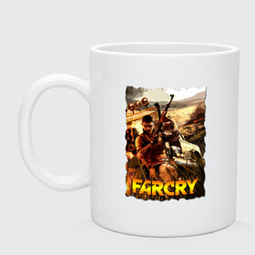 Кружка керамическая с принтом FARCRY Fortune’s в Курске, керамика | объем — 330 мл, диаметр — 80 мм. Принт наносится на бока кружки, можно сделать два разных изображения | farcry | fc 5 | fc5 | фар край