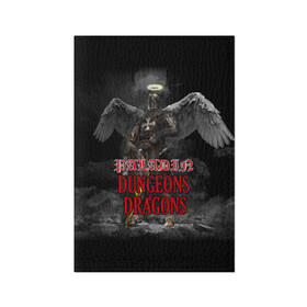 Обложка для паспорта матовая кожа с принтом Dungeons & Dragons Паладин в Курске, натуральная матовая кожа | размер 19,3 х 13,7 см; прозрачные пластиковые крепления | Тематика изображения на принте: dd | dungeons  dragons | paladin | днд | паладин | подземелья и драконы