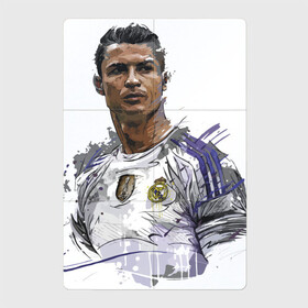Магнитный плакат 2Х3 с принтом Cristiano Ronaldo в Курске, Полимерный материал с магнитным слоем | 6 деталей размером 9*9 см | football | forward | ronaldo | star | звезда | роналдо | форвард | футбол
