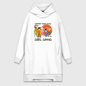 Платье-худи хлопок с принтом Girl Gang   Hey, Arnold в Курске,  |  | arnold | hey | hey arnold | mult | арнольд | мультфильм | мультфильм 90 | патаки | хей | хельга | хельга паттаки | эй арнольд