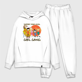 Мужской костюм хлопок OVERSIZE с принтом Girl Gang   Hey, Arnold в Курске,  |  | arnold | hey | hey arnold | mult | арнольд | мультфильм | мультфильм 90 | патаки | хей | хельга | хельга паттаки | эй арнольд