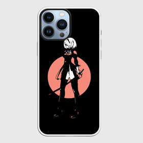 Чехол для iPhone 13 Pro Max с принтом Nier Automata в Курске,  |  | 2b | action | anime girl | b2 | nier automata | nier gestalt | nier replicant | аниме девушка | воин | девушка с мечом | меч | ниар | ниар автомата | ниер автомата | нир | экшн