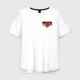 Мужская футболка хлопок Oversize с принтом ANTIN8RINO x Simka - VIII в Курске, 100% хлопок | свободный крой, круглый ворот, “спинка” длиннее передней части | disney | graffiti | viii | котики | мультики