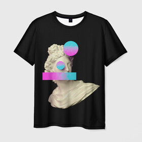 Мужская футболка 3D с принтом Статуя Греческая в Курске, 100% полиэфир | прямой крой, круглый вырез горловины, длина до линии бедер | аполлоны | афродита | девушка | искусство | камень | керамика | мрамор