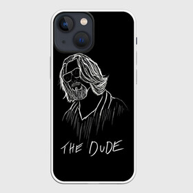 Чехол для iPhone 13 mini с принтом THE DUDE (Большой Лебовски) в Курске,  |  | abide | big | dude | jeff | lebowski | the | большой | лебовски | фильм | чувак