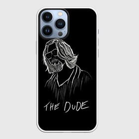 Чехол для iPhone 13 Pro Max с принтом THE DUDE (Большой Лебовски) в Курске,  |  | Тематика изображения на принте: abide | big | dude | jeff | lebowski | the | большой | лебовски | фильм | чувак