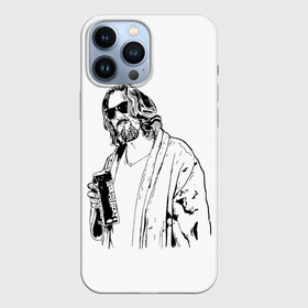 Чехол для iPhone 13 Pro Max с принтом Большой Лебовски | Big Lebowski в Курске,  |  | Тематика изображения на принте: abide | big | dude | jeff | lebowski | the | большой | лебовски | фильм | чувак