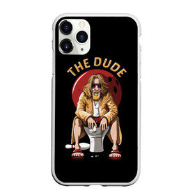 Чехол для iPhone 11 Pro Max матовый с принтом THE DUDE (Big Lebowski) в Курске, Силикон |  | abide | big | dude | jeff | lebowski | the | большой | лебовски | фильм | чувак