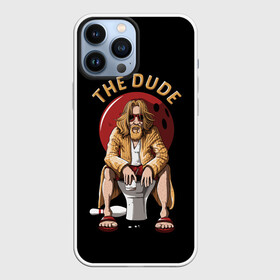 Чехол для iPhone 13 Pro Max с принтом THE DUDE (Big Lebowski) в Курске,  |  | Тематика изображения на принте: abide | big | dude | jeff | lebowski | the | большой | лебовски | фильм | чувак