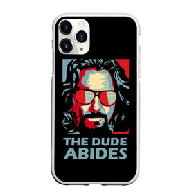 Чехол для iPhone 11 Pro матовый с принтом The Dude Abides (Лебовски) в Курске, Силикон |  | abide | big | dude | jeff | lebowski | the | большой | лебовски | фильм | чувак
