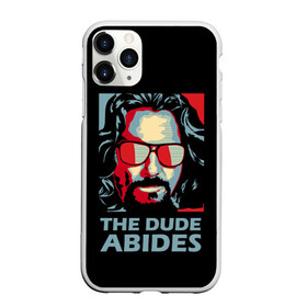 Чехол для iPhone 11 Pro Max матовый с принтом The Dude Abides (Лебовски) в Курске, Силикон |  | abide | big | dude | jeff | lebowski | the | большой | лебовски | фильм | чувак