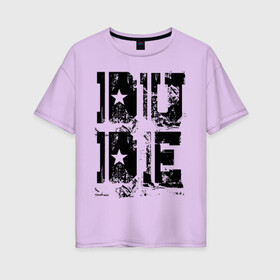 Женская футболка хлопок Oversize с принтом Dude в Курске, 100% хлопок | свободный крой, круглый ворот, спущенный рукав, длина до линии бедер
 | big lebowski | dude | hype | большой лебовски | хайп | чувак