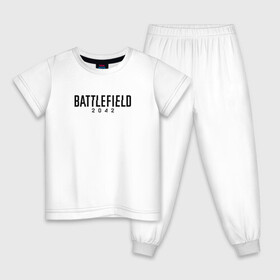 Детская пижама хлопок с принтом BATTLEFIELD 2042 Батлфилд в Курске, 100% хлопок |  брюки и футболка прямого кроя, без карманов, на брюках мягкая резинка на поясе и по низу штанин
 | 2042 | battlefield | call | cod | counter | csgo | duty | game | rainbow | siege | six | strike | war | бателфилд | батла | батлфилд | боец | бэтлфилд | воин | война | игра | ксго | оружие | солдат | шутер