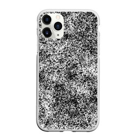 Чехол для iPhone 11 Pro матовый с принтом Small-scale camouflage в Курске, Силикон |  | абстракция | грязь | камуфляж | пятна | черно белый