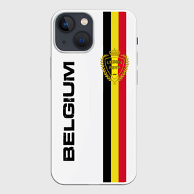 Чехол для iPhone 13 mini с принтом СБОРНАЯ БЕЛЬГИИ в Курске,  |  | belgium | de bruyne | football | hazard | lukaku | soccer | sport | team | азар | бельгия | де брюйне | игроки | логотип | лукаку | сборная | спорт | страна | флаг | футбол