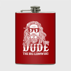 Фляга с принтом Dude the Big Lebowski в Курске, металлический корпус | емкость 0,22 л, размер 125 х 94 мм. Виниловая наклейка запечатывается полностью | dude | jeff bridges | the big lebowski | блики | большой лебовский | джефф бриджес | молния | фильм | чувак