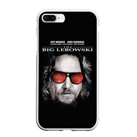 Чехол для iPhone 7Plus/8 Plus матовый с принтом The Big Lebowski в Курске, Силикон | Область печати: задняя сторона чехла, без боковых панелей | dude | jeff bridges | the big lebowski | большой лебовский | джефф бриджес | ковер | красные очки | узор | фильм | чувак