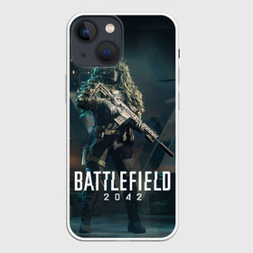 Чехол для iPhone 13 mini с принтом BATTLEFIELD 2042 | Батлфилд в Курске,  |  | 2042 | battlefield | game | war | бателфилд | батла | батлфилд | боец | бэтлфилд | воин | война | игра | оружие | солдат | шутер