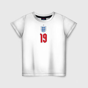 Детская футболка 3D с принтом Мэйсон Маунт форма Англия в Курске, 100% гипоаллергенный полиэфир | прямой крой, круглый вырез горловины, длина до линии бедер, чуть спущенное плечо, ткань немного тянется | Тематика изображения на принте: 2020 | 2021 | euro | fifa | mason | mount | uefa | аглийская | англичане | англия | евро | маунт | мэйсон | мэйсон маунт | сборная англии | сборной | уефа | фифа | форма | футбол | футбольная