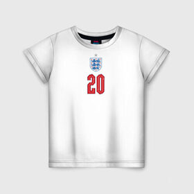 Детская футболка 3D с принтом Фил Фоден форма Англия в Курске, 100% гипоаллергенный полиэфир | прямой крой, круглый вырез горловины, длина до линии бедер, чуть спущенное плечо, ткань немного тянется | 2020 | 2021 | euro | fifa | fil | foden | uefa | аглийская | англичане | англия | евро | сборная англии | сборной | уефа | фил фоден | филип | фифа | фоден | форма | футбол | футбольная