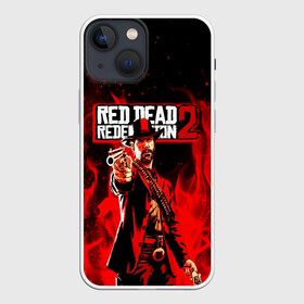 Чехол для iPhone 13 mini с принтом RDR John Marston в Курске,  |  | game | red dead | red dead redemption 2 | redemption 2 | rockstar games | бандиты | дикий запад | игры | ковбои | оружие