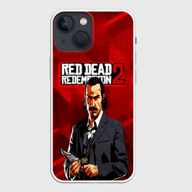 Чехол для iPhone 13 mini с принтом Rockstar Games в Курске,  |  | game | red dead | red dead redemption 2 | redemption 2 | rockstar games | бандиты | дикий запад | игры | ковбои | оружие