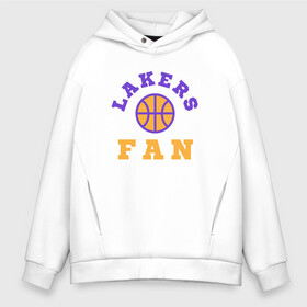 Мужское худи Oversize хлопок с принтом Lakers Fan в Курске, френч-терри — 70% хлопок, 30% полиэстер. Мягкий теплый начес внутри —100% хлопок | боковые карманы, эластичные манжеты и нижняя кромка, капюшон на магнитной кнопке | basketball | bryant | game | james | kobe | lakers | lebron | los angeles | nba | sport | streetball | баскетбол | баскетболист | брайант | джеймс | игра | игрок | коби | леброн | лейкерс | лос анджелес | мяч | нба | спорт | стритбол