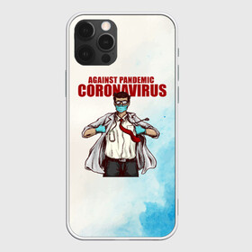 Чехол для iPhone 12 Pro Max с принтом Coronavirus в Курске, Силикон |  | corona | covid | doc | doctor | virus | арт | вирус | врач | графика | доктор | ковид | коронавирус